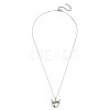 Austrian Crystal Pendant Necklaces NJEW-BB34127-J-3