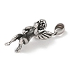 Retro 304 Stainless Steel Pendants STAS-Z097-08AS-2