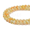 Glass Round Beads Strands GLAA-M044-01A-3