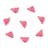 10 Sets Alloy Magnetic Clasps with Loops FIND-LP0004-76B-1