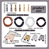 DIY Poirot Tie Accessories Kits DIY-NB0013-42-2