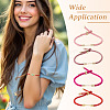 4Pcs 4 Colors Braided Nylon Cord Bracelet Making MAK-TA0001-26A-8