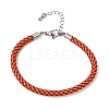 Braided Round Polyester Cord Bracelet Makings FB-CBAEDA0-01P-2