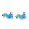 Ion Plating(IP) 201 Stainless Steel Charms STAS-N098-130M-3