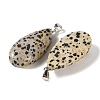 Natural Dalmatian Jasper Pendants GG-CBACB71-02P-12-2