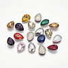 Glass Pointed Back Rhinestone Cabochons RGLA-A008-13x18mm-M-3