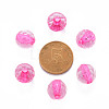 Transparent Acrylic Beads TACR-S154-10A-82-3