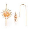 Brass Earring Hooks KK-T038-578G-NF-3