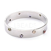 304 Stainless Steel Bangles BJEW-O184-18-2