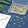 300Pcs 3 Styles Brass Bead Caps IFIN-FS0001-43-10