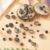 18Sets 9 Styles Brass Snap Buttons FIND-SW0001-33-5