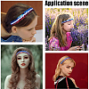 10Pcs Wide Stretch Sparkling Headband MRMJ-GF0001-45B-5