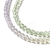 Transparent Gradient Color Glass Beads Strands X1-GLAA-H021-01B-11-3