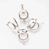 Tarnish Resistant 304 Stainless Steel Open Back Bezel STAS-Q223-12A-1