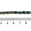 Electroplate Glass Beads Strands X-EGLA-P061-02A-09-4