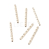 Rack Plating Brass Straight Tube Beads KK-WH0061-03C-G-1