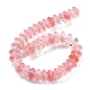 Cherry Quartz Glass Beads Strands G-P559-A12-02-3