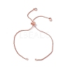Brass Box Chains Slider Bracelet Makings KK-E068-VD012-3-1