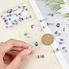 36Pcs 3 Size 304 Stainless Steel Stud Earring Findings DIY-DC0001-55-3