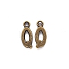 Tibetan Style Alloy Pendants TIBE-S108-108Q-AB-NR-2