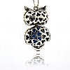 Lovely Owl Pendant Necklace Findings TIBE-M001-127-2