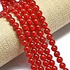 Natural Malaysia Jade Beads Strands G-L645-C01-8mm-16-3