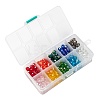 10 Colors Electroplate Glass Beads EGLA-JP0002-01B-8mm-3