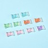 32Pcs UV Plating Rainbow Iridescent Acrylic Beads OACR-FS0002-14-9