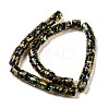 Handmade Dichroic Foil Glass Beads Strands DICH-U001-09B-2