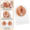 2 Sets 2 Styles Soft Silicone Ear Displays Mould ODIS-HY0001-04B-3