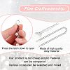 4Pcs 2 Style Iron Shoe Chain DIY-FG0003-14-4