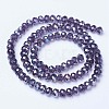 Electroplate Glass Beads Strands LS-EGLA-A044-T8mm-B15-2