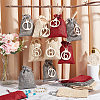 24Pcs 3 Colors Rectangle Christmas Linen Gift Bags with Number 1~24 Pendant Ornaments ABAG-WH0035-039-4