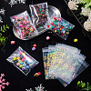 50Pcs Double Face Laser Rectangle PE Cellophane Bags ABAG-TAC0013-14A-7