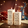 Wooden Candle Holder AJEW-WH0257-010-4