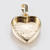 Brass Pendant Cabochon Settings LS-KK-G338-11G-1
