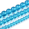 Transparent Glass Beads Strands GLAA-T032-T8mm-06-4