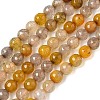 Natural Agate Beads Strands X-G-C082-A01-54-1