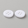 100Pcs 2-Hole Resin Buttons BUTT-WH20005-08B-3