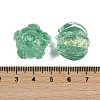 Handmade Gold Foil Lampwork Glass Beads FOIL-K003-03E-3