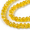 Electroplate Glass Beads Strands EGLA-A034-T4mm-B20-3