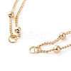 Multi-strand Brass Curb Chain Bracelet Makings X-AJEW-JB00981-2