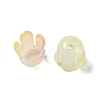 Transparent Acrylic Beads Caps OACR-B022-01F-2