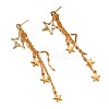 Alloy & Rhinestone Tassel Stud Earrings WGC7DA3-02-3