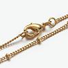 Brass Chain Necklaces MAK-F013-07G-2