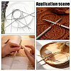 11Pcs Stainless Steel Circular Knitting Needles SENE-WR0001-03-5