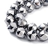 Terahertz Stone Beads Strands G-D461-17B-3