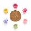 Opaque Acrylic European Beads TACR-S153-41I-3