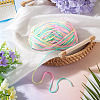 Light Gradient Segment Dyed Polyester Yarn DIY-TADJ0002-005F-6