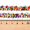 Spray Painted Synthetic Turquoise Beads Strands UNKW-T001-11D-5